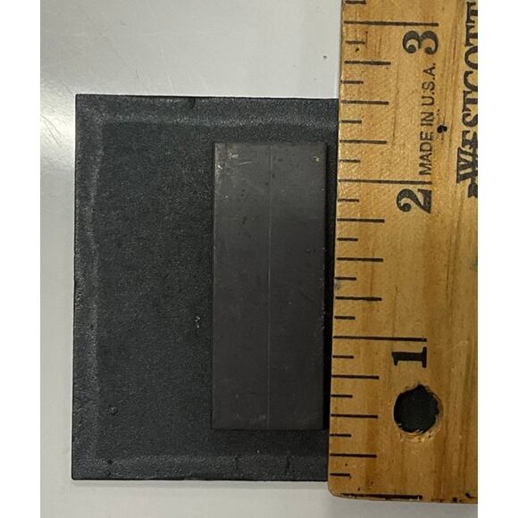 Vintage Set of 2 Morton Salt Refrigerator Magnets 2.5" X 2.5 Girl Rain Umbrella - Picture 4 of 4